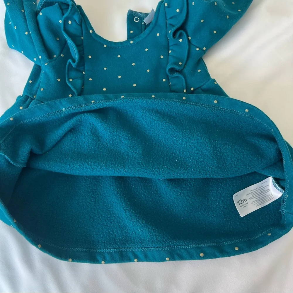 Carter's Polka Dot‎ Fleece Dress
